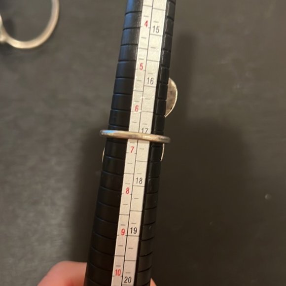 COWRIE & TURQUOISE RING - Picture 2 of 2